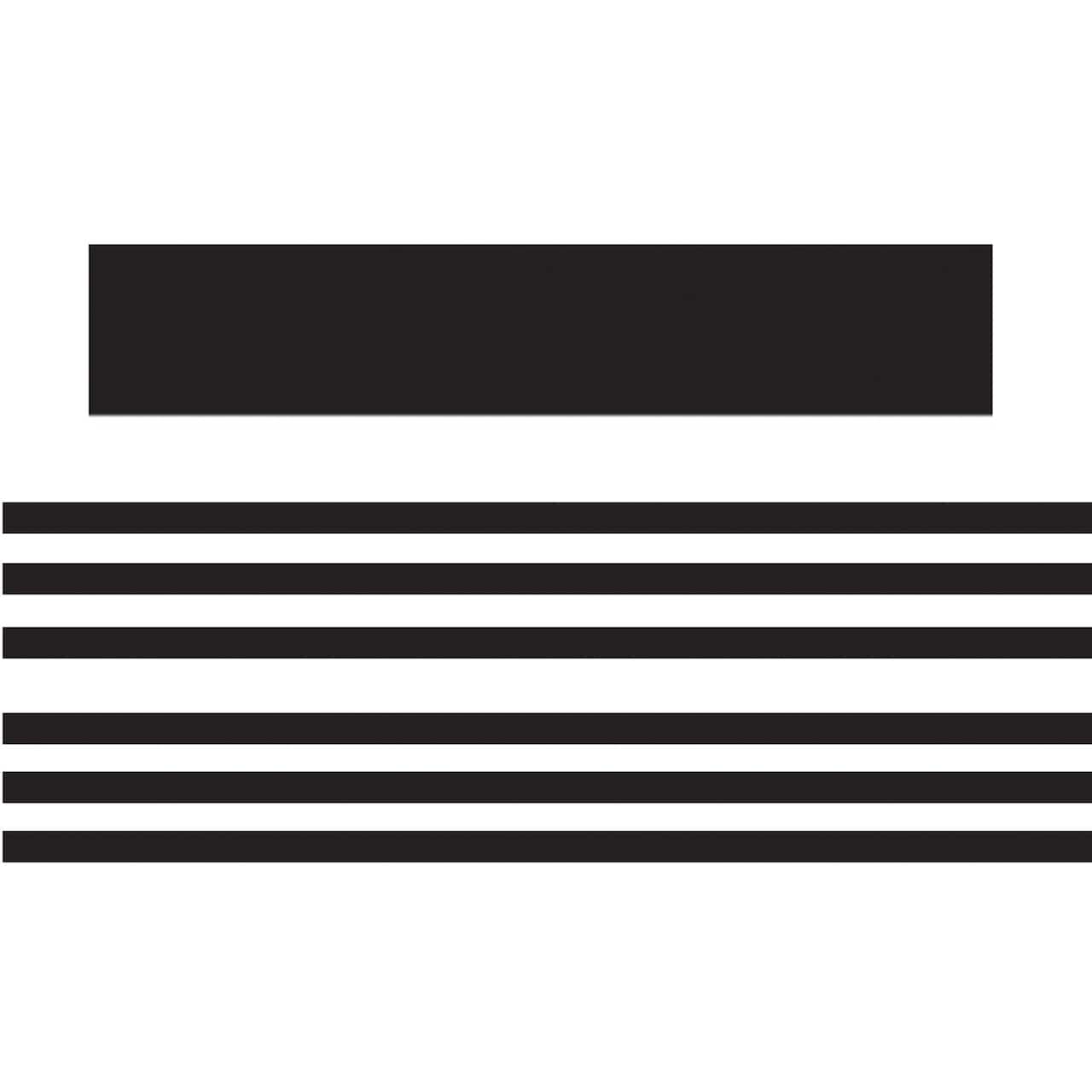 Ashley Productions® Mini Black Magnetic Magi-Strips, 6 Packs of 24
